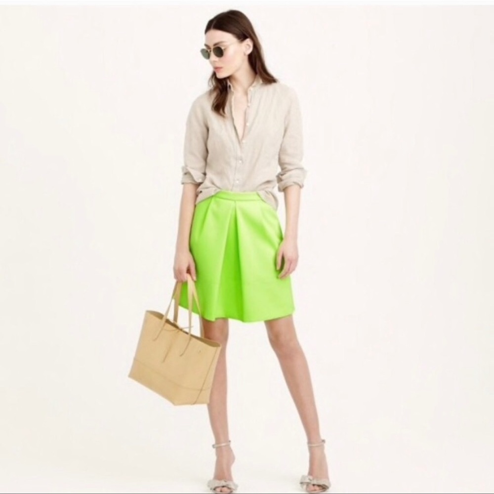 J.‎ Crew Neon Mini Skirt